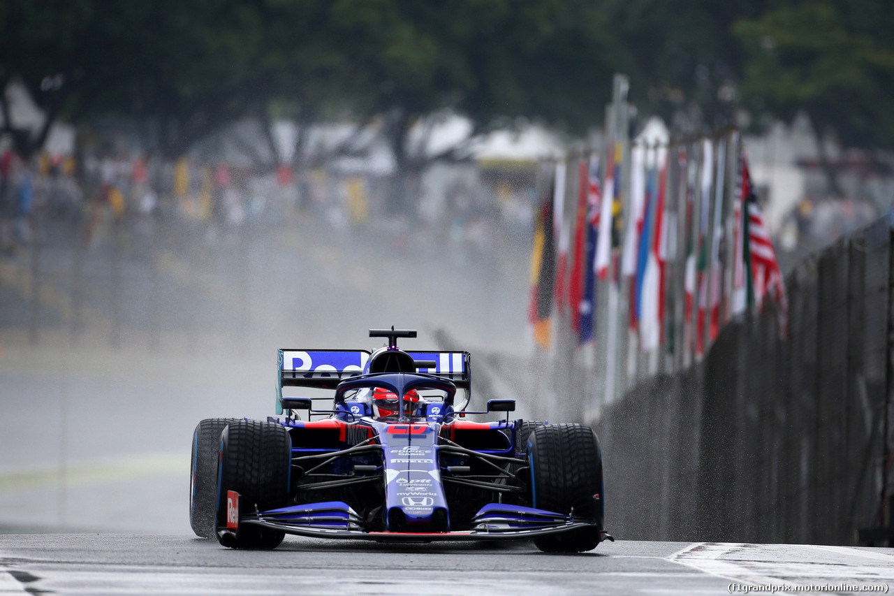 GP BRASILE, 15.11.2019 - Prove Libere 1, Daniil Kvyat (RUS) Scuderia Toro Rosso STR14