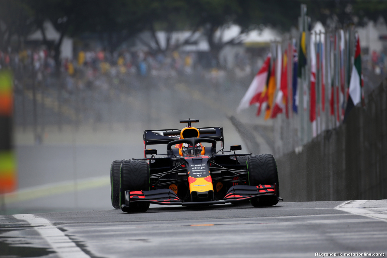 GP BRASILE, 15.11.2019 - Prove Libere 1, Max Verstappen (NED) Red Bull Racing RB15