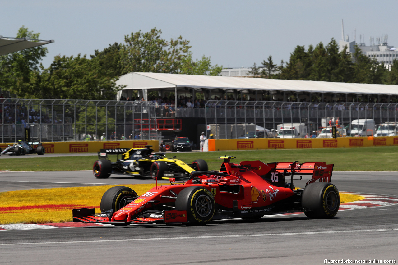 GP CANADA, 09.06.2019 - Gara, Charles Leclerc (MON) Ferrari SF90