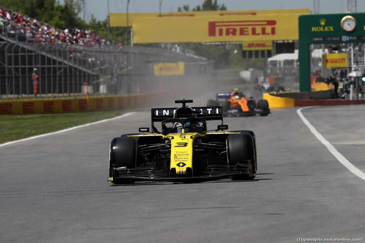 GP CANADA, 09.06.2019 - Gara, Daniel Ricciardo (AUS) Renault Sport F1 Team RS19
