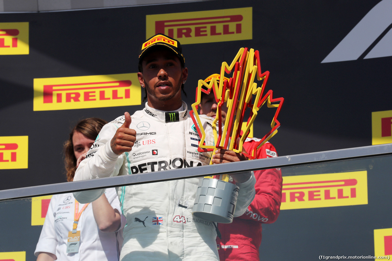 GP CANADA, 09.06.2019 - Gara, Lewis Hamilton (GBR) Mercedes AMG F1 W10 vincitore