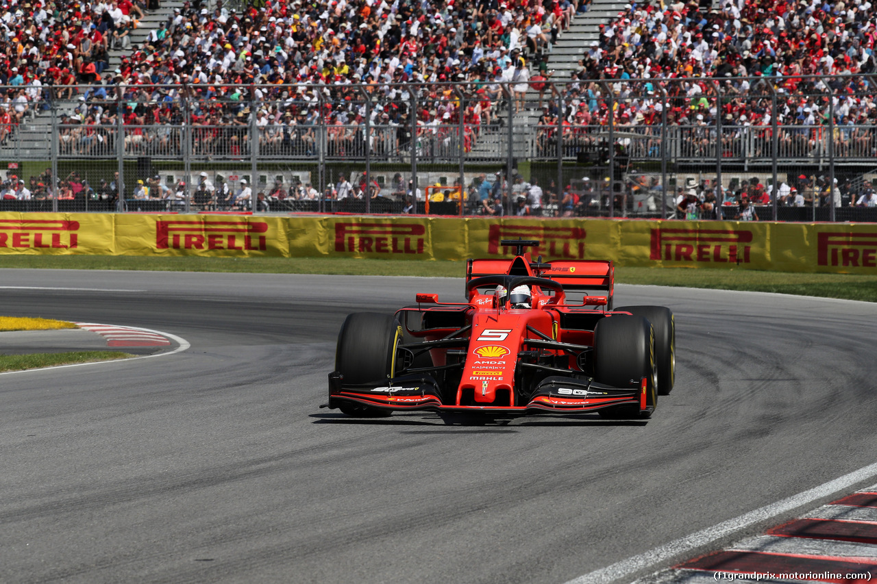 GP CANADA, 09.06.2019 - Gara, Sebastian Vettel (GER) Ferrari SF90