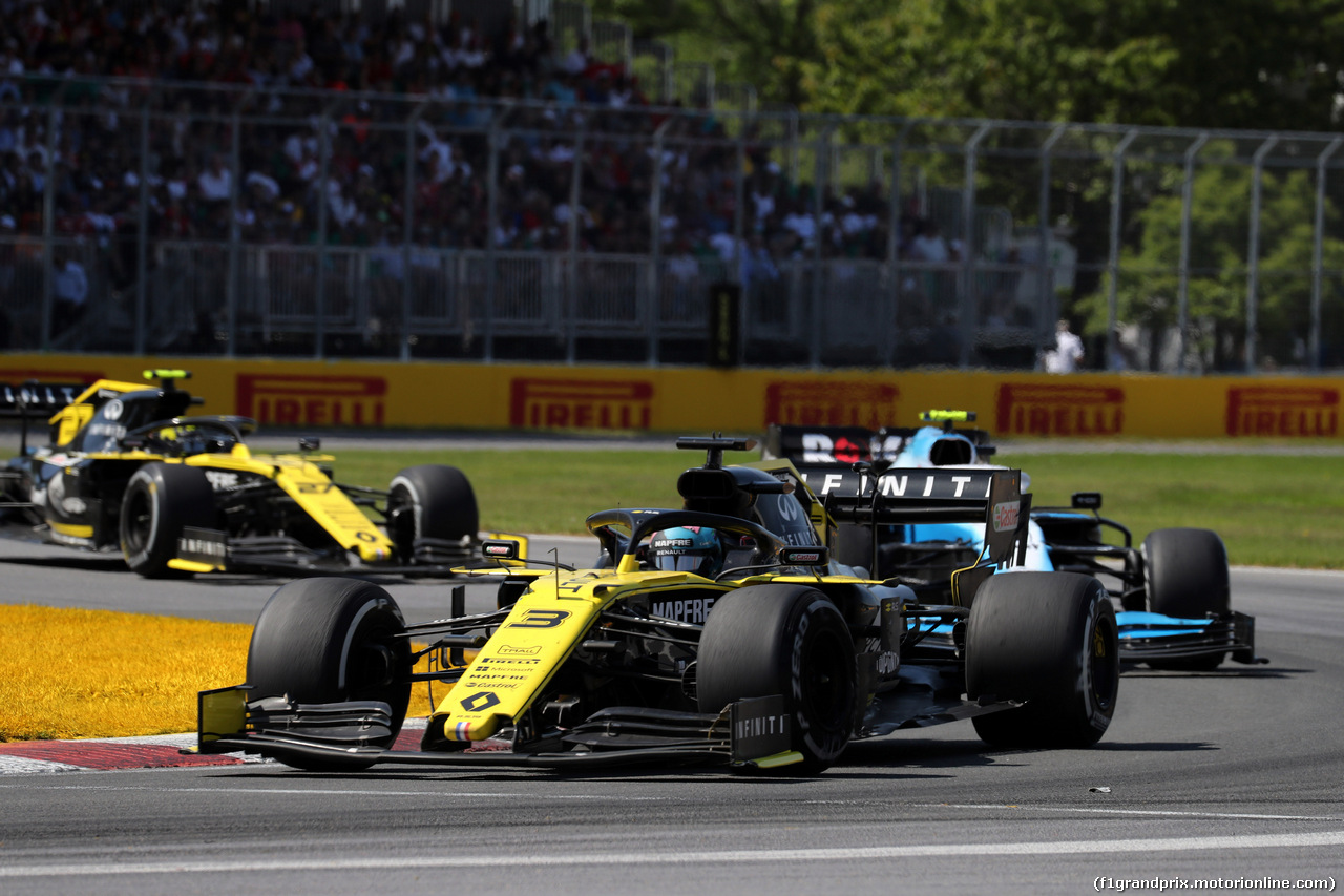 GP CANADA, 09.06.2019 - Gara, Daniel Ricciardo (AUS) Renault Sport F1 Team RS19