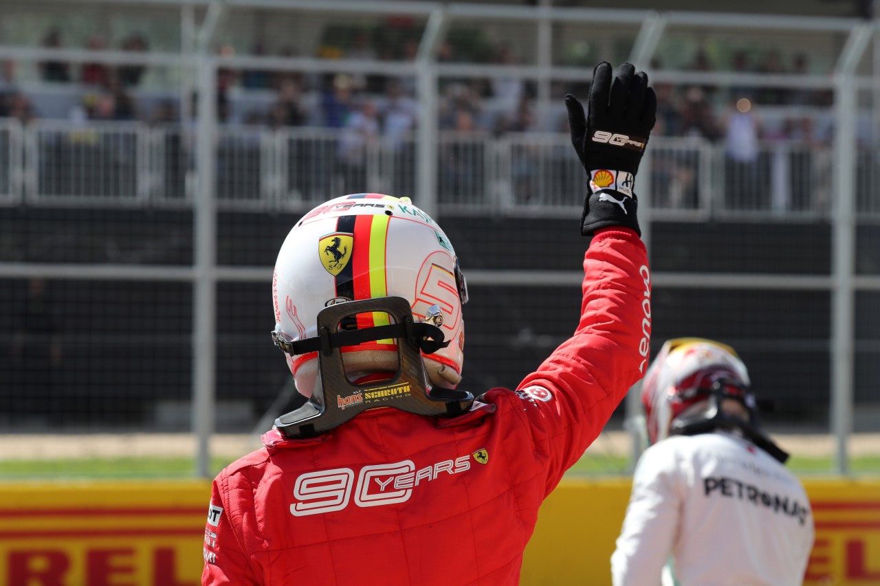 GP CANADA, 08.06.2019 - Qualifiche, Sebastian Vettel (GER) Ferrari SF90 pole position