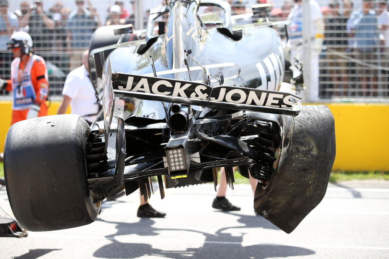 GP CANADA, 08.06.2019 - Qualifiche, Crash, Kevin Magnussen (DEN) Haas F1 Team VF-19