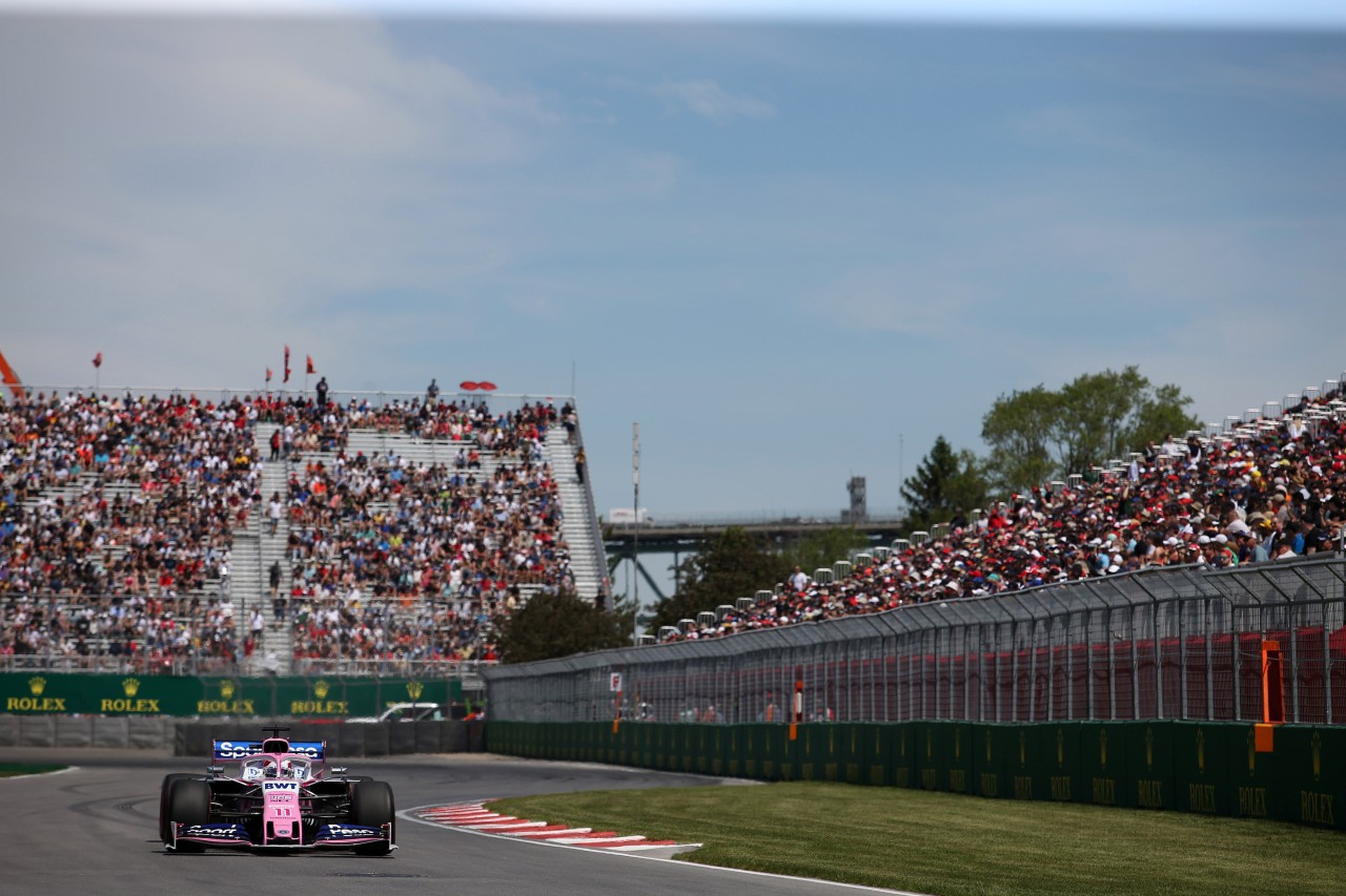 GP CANADA, 08.06.2019 - Prove Libere 3, Sergio Perez (MEX) Racing Point F1 Team RP19