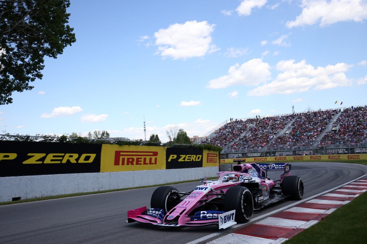 GP CANADA, 07.06.2019 - Prove Libere 2, Sergio Perez (MEX) Racing Point F1 Team RP19