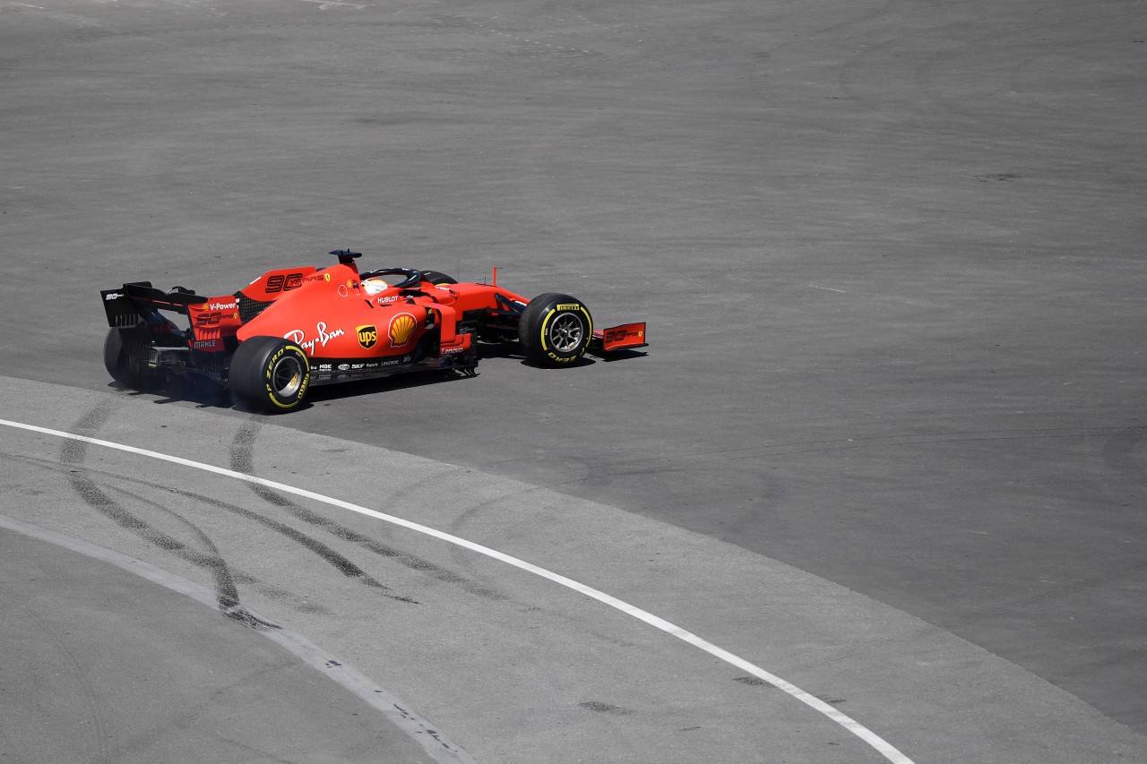 GP CANADA, 07.06.2019 - Prove Libere 1, Sebastian Vettel (GER) Ferrari SF90 spins