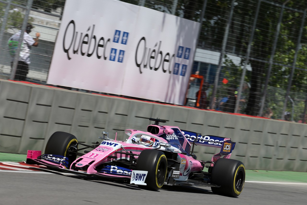 GP CANADA, 07.06.2019 - Prove Libere 1, Sergio Perez (MEX) Racing Point F1 Team RP19