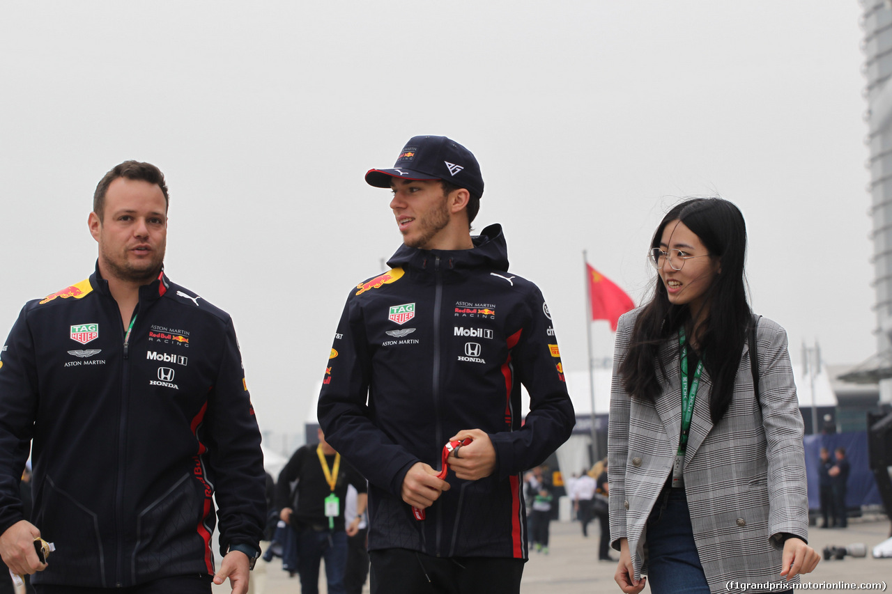 GP CINA, 14.04.2019- Pierre Gasly (FRA) Redbull Racing RB15