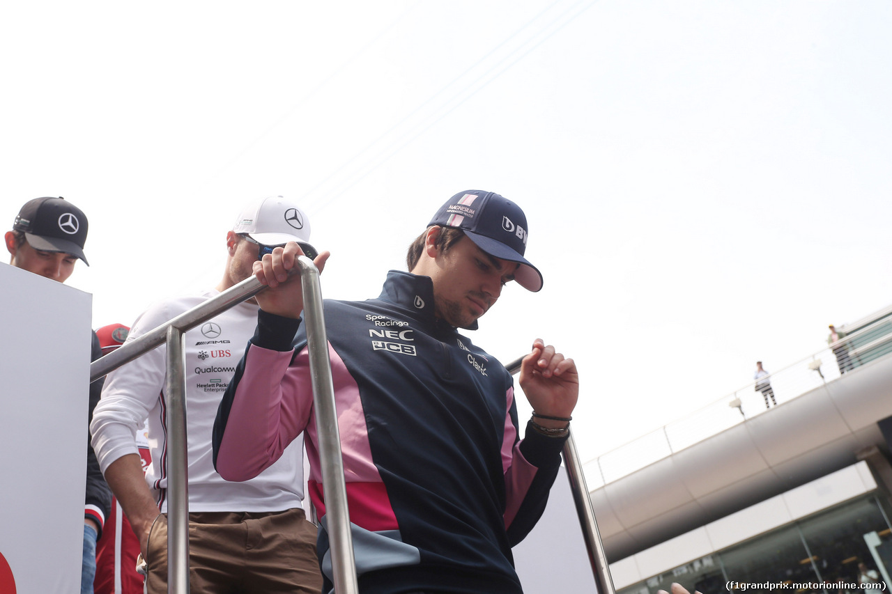 GP CINA, 14.04.2019- driver parade, Lance Stroll (CDN) Racing Point F1 RP19