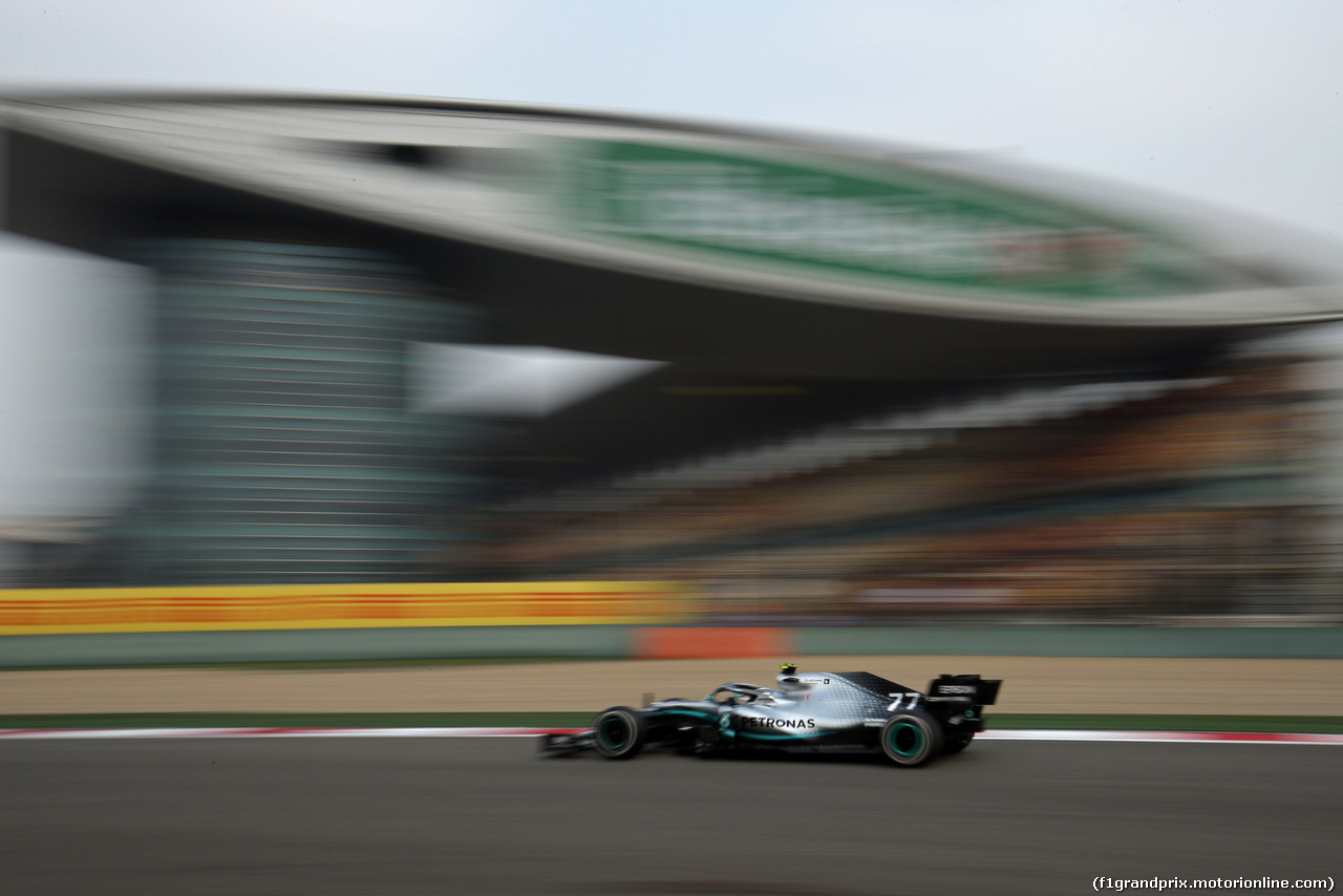 GP CINA, 12.04.2019- Prove Libere 2, Valtteri Bottas (FIN) Mercedes AMG F1 W10 EQ Power