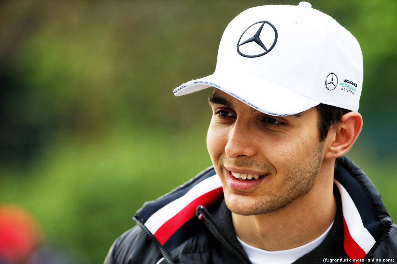 GP CINA, 12.04.2019- Esteban Ocon (FRA) Mercedess AMG f1 Deserve driver