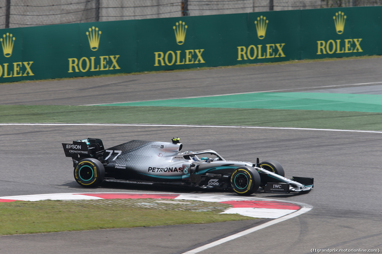 GP CINA, 13.04.2019- Free practice 3, Valtteri Bottas (FIN) Mercedes AMG F1 W10 EQ Power