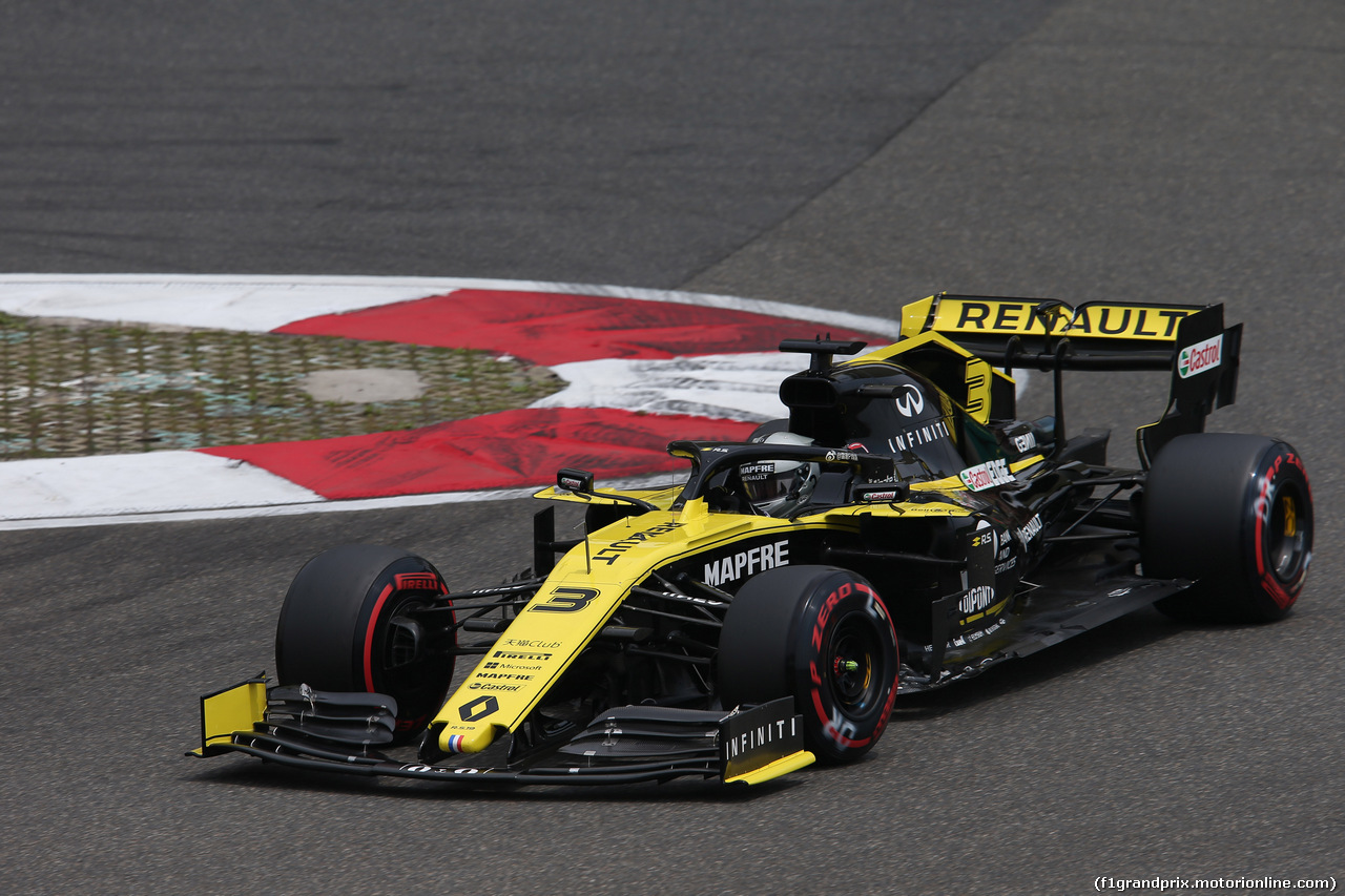 GP CINA, 13.04.2019- Free practice 3, Daniel Ricciardo (AUS) Renault Sport F1 Team RS19