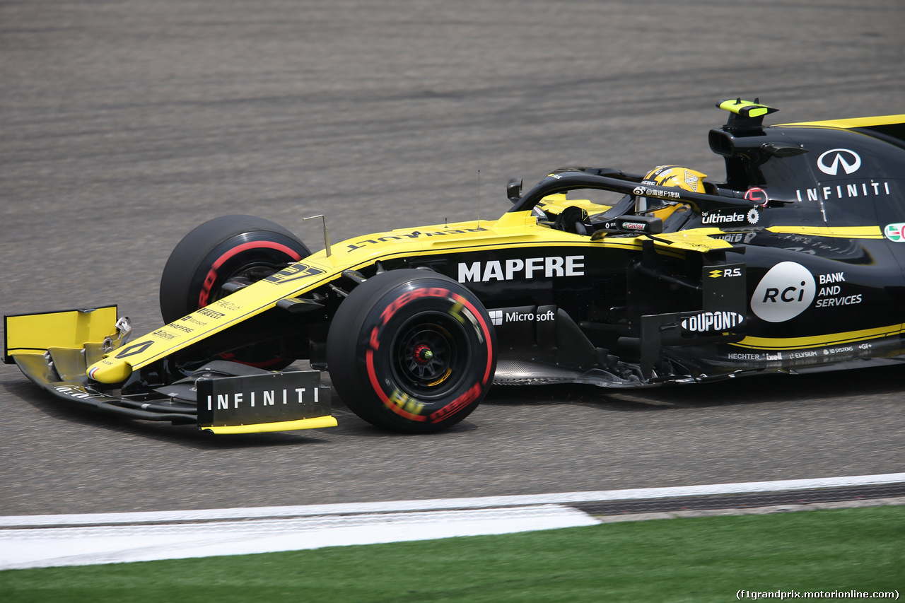 GP CINA, 13.04.2019- Free practice 3, Nico Hulkenberg (GER) Renault Sport F1 Team RS19
