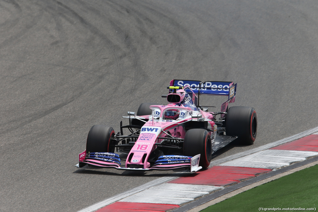 GP CINA, 13.04.2019- Free practice 3, Lance Stroll (CDN) Racing Point F1 RP19