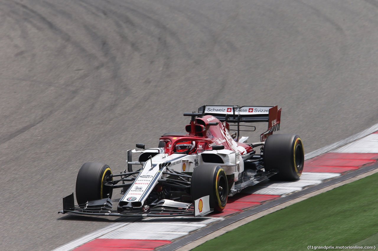 GP CINA, 13.04.2019- Free practice 3, Kimi Raikkonen (FIN) Alfa Romeo Racing C38