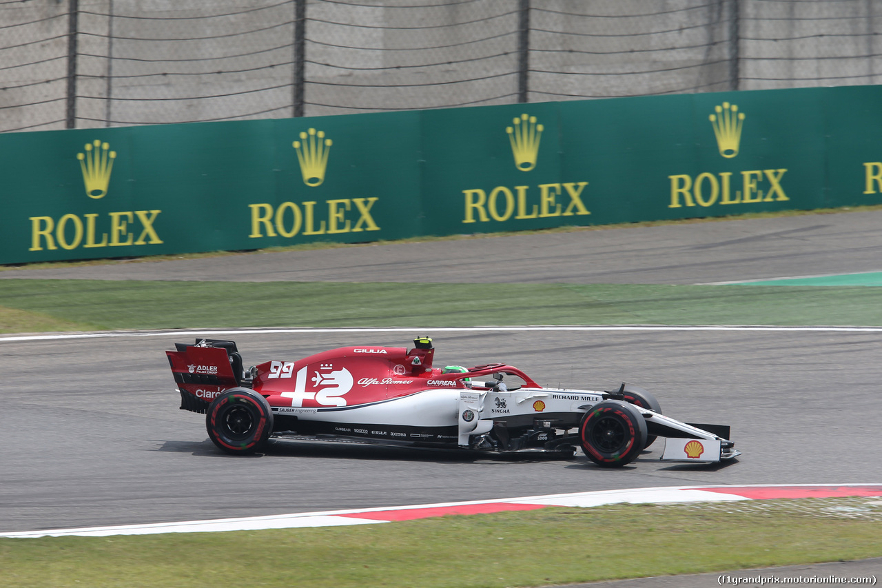 GP CINA, 13.04.2019- Free practice 3, Antonio Giovinazzi (ITA) Alfa Romeo Racing C38