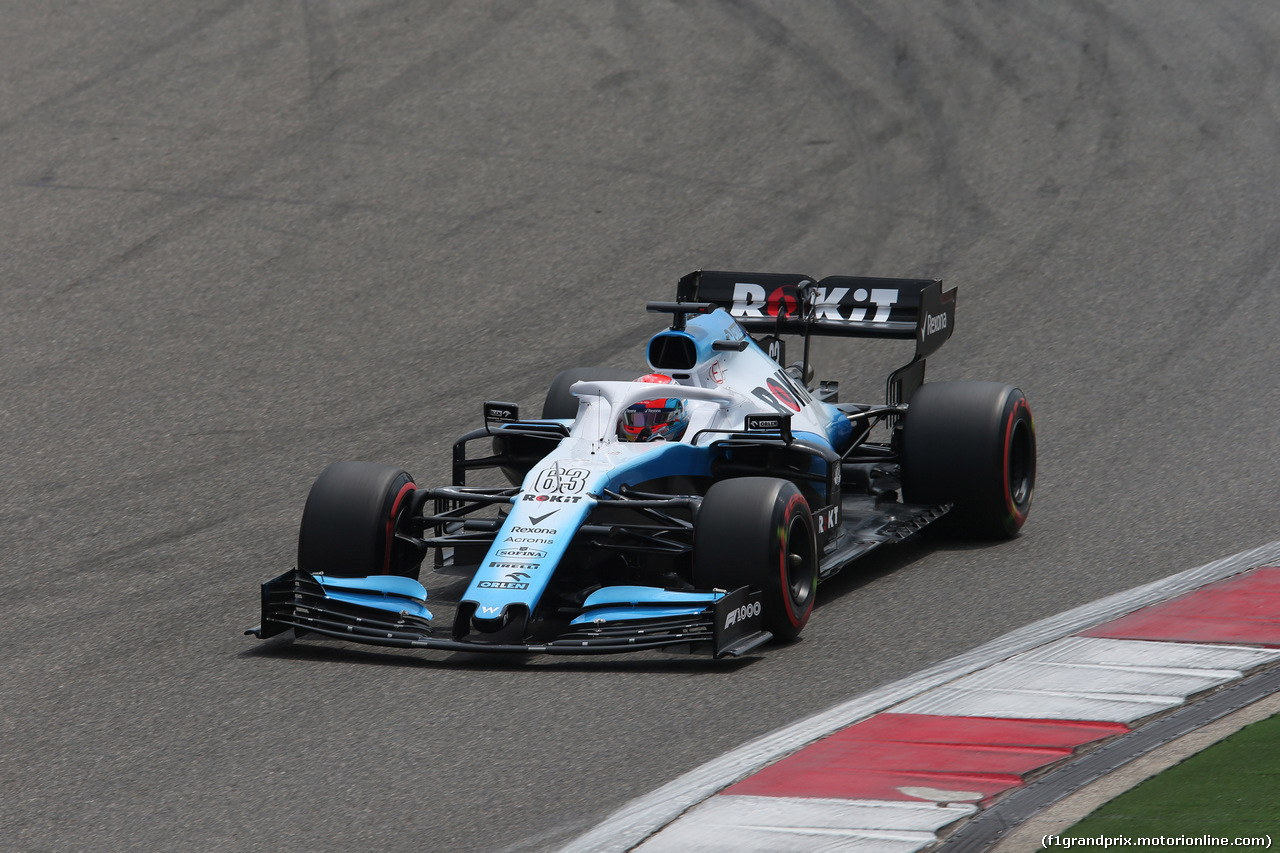 GP CINA, 13.04.2019- Free practice 3, George Russell (GBR) Williams F1 FW42