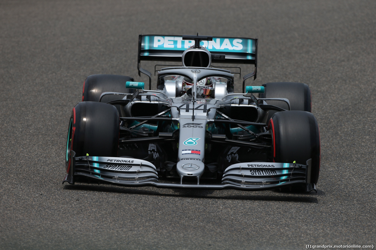 GP CINA, 13.04.2019- Free practice 3, Lewis Hamilton (GBR) Mercedes AMG F1 W10 EQ Power