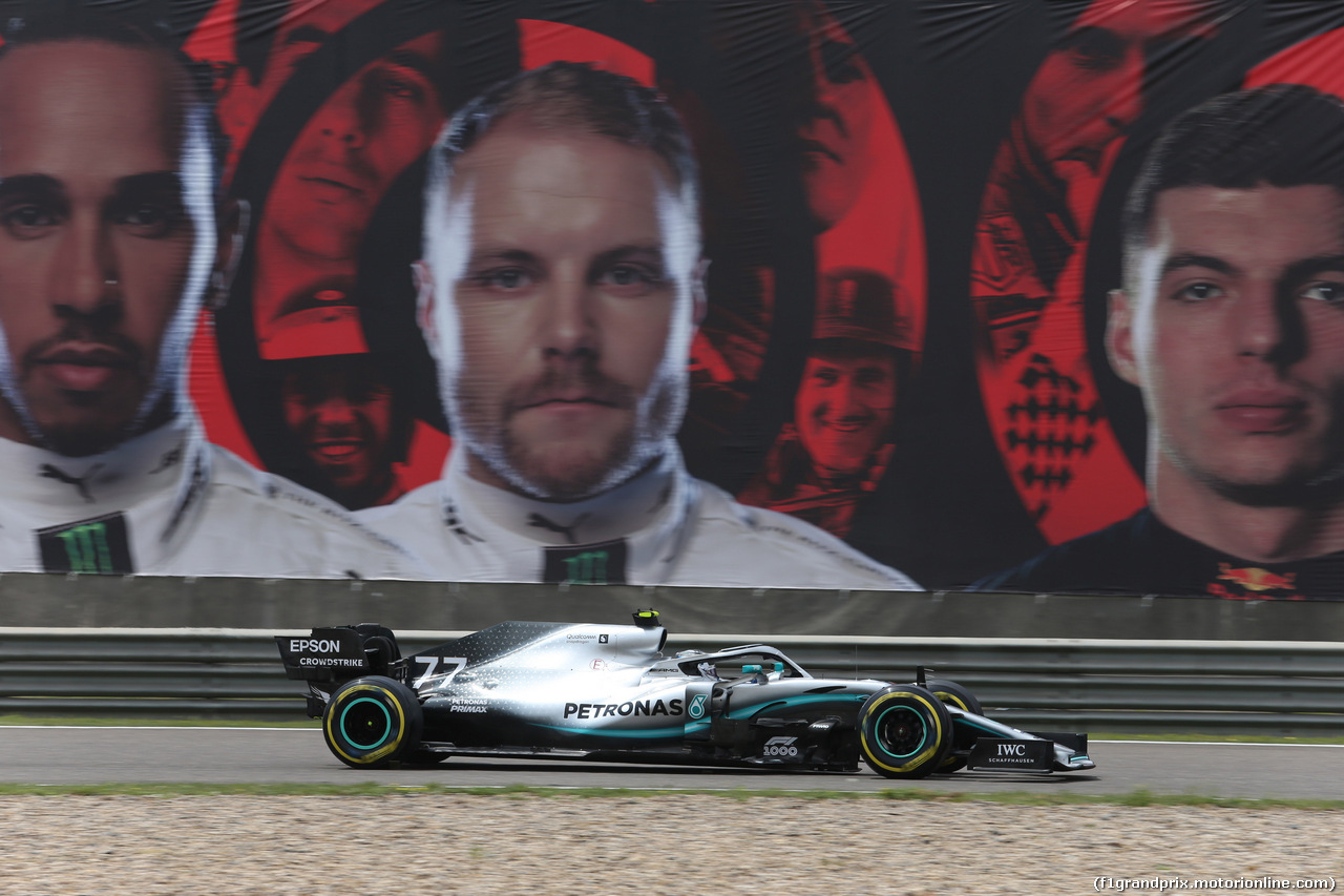 GP CINA, 13.04.2019- Free practice 3, Valtteri Bottas (FIN) Mercedes AMG F1 W10 EQ Power