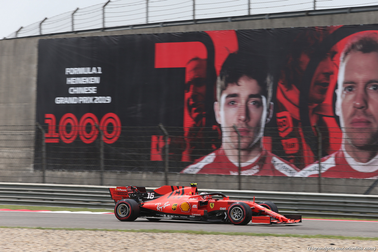 GP CINA, 13.04.2019- Free practice 3, Charles Leclerc (MON) Ferrari SF90