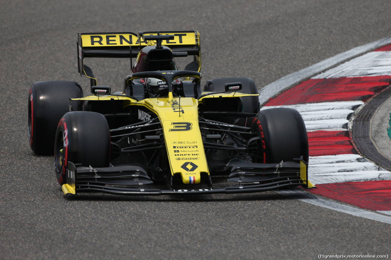 GP CINA, 13.04.2019- Free practice 3, Daniel Ricciardo (AUS) Renault Sport F1 Team RS19
