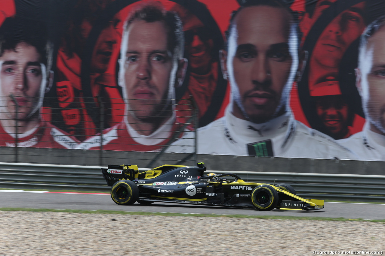 GP CINA, 13.04.2019- Free practice 3, Nico Hulkenberg (GER) Renault Sport F1 Team RS19