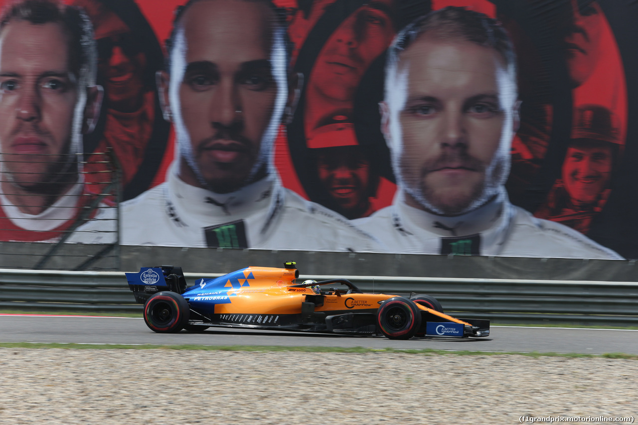GP CINA, 13.04.2019- Free practice 3, Lando Norris (GBR) Mclaren F1 Team MCL34
