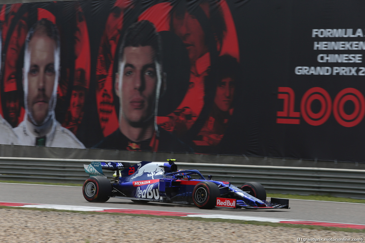 GP CINA, 13.04.2019- Free practice 3, Alexader Albon (THA) Scuderia Toro Rosso STR14