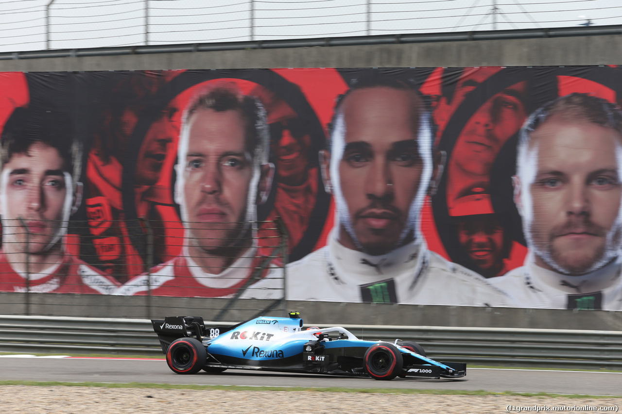 GP CINA, 13.04.2019- Free practice 3, Robert Kubica (POL) Williams F1 FW42