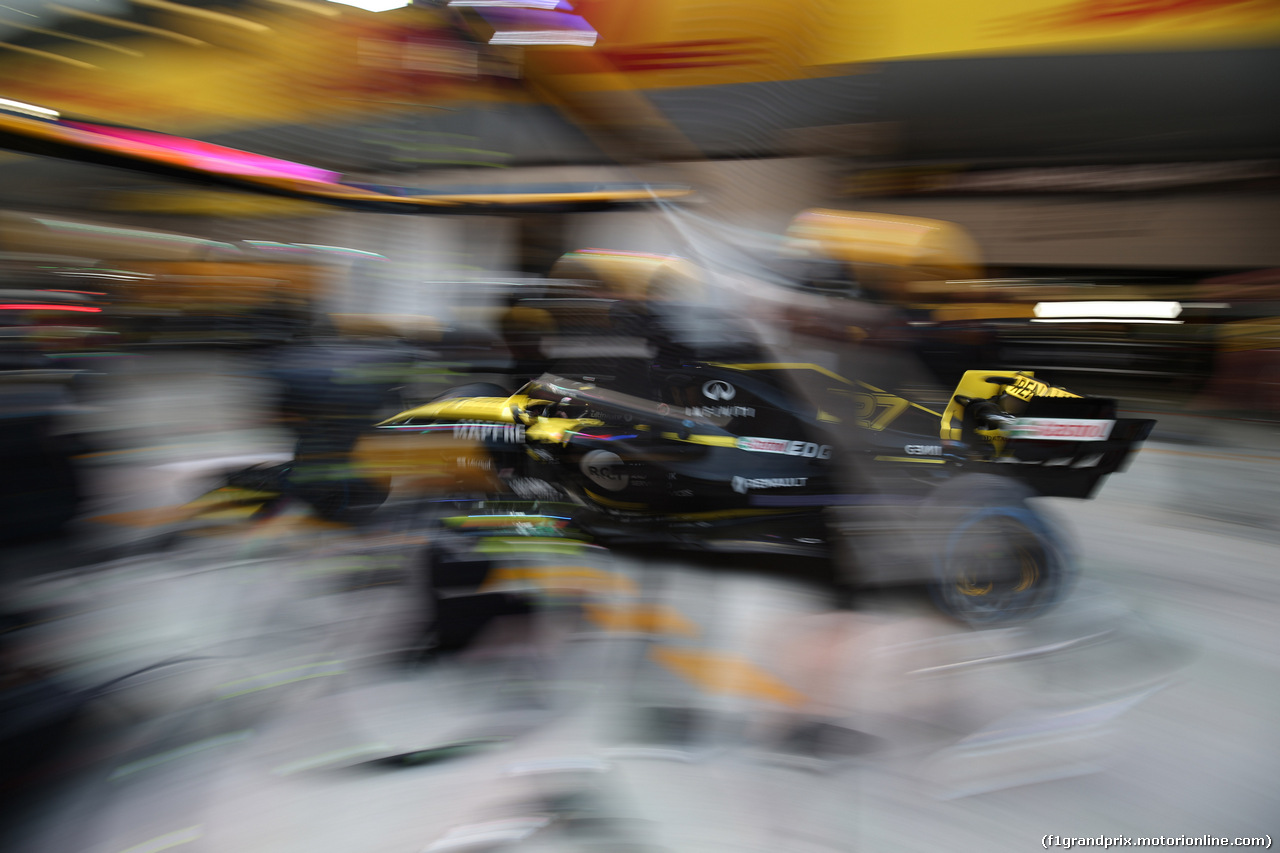 GP CINA, 11.04.2019- Renault Sport F1 Team test pit stop