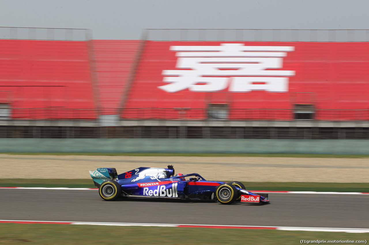 GP CINA, 12.04.2019- Prove Libere 1, Daniil Kvyat (RUS) Scuderia Toro Rosso STR14
