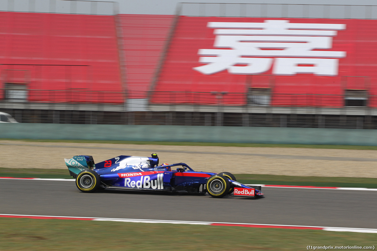 GP CINA, 12.04.2019- Prove Libere 1, Alexader Albon (THA) Scuderia Toro Rosso STR14