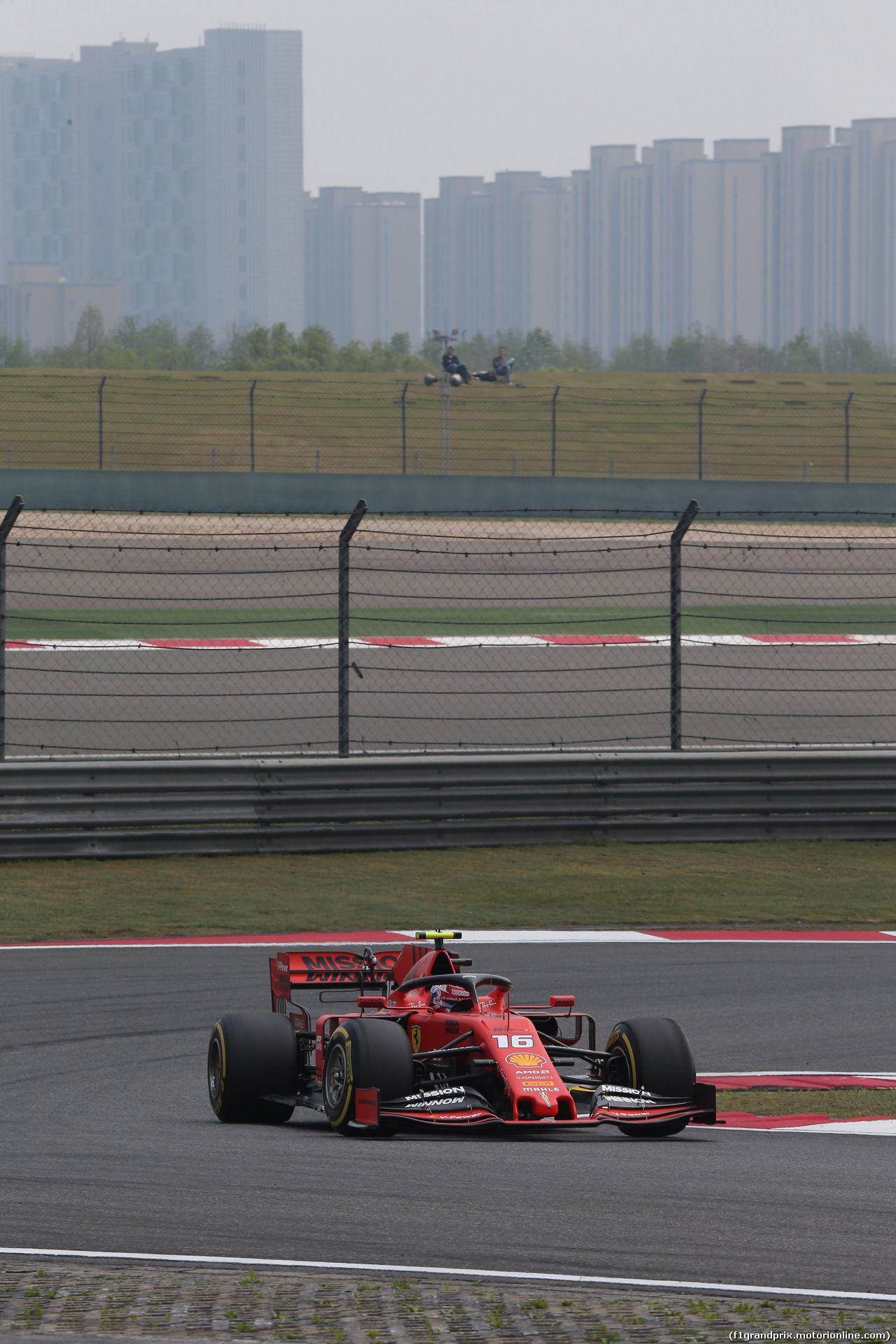 GP CINA, 12.04.2019- Prove Libere 1, Charles Leclerc (MON) Ferrari SF90
