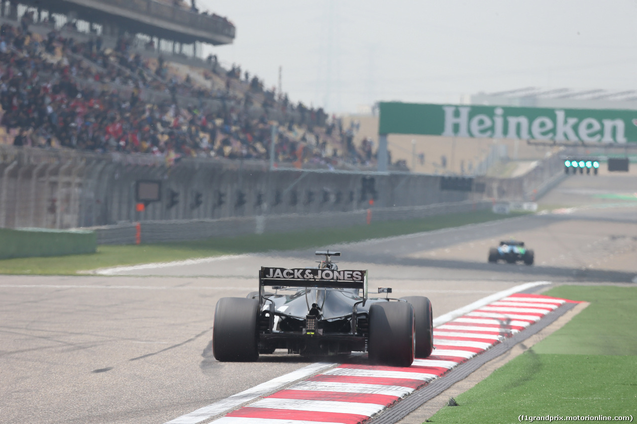 GP CINA, 12.04.2019- Prove Libere 1, Romain Grosjean (FRA) Haas F1 Team VF-19