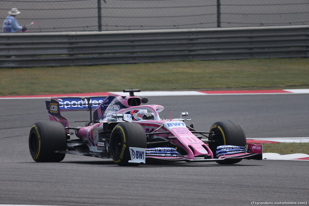 GP CINA, 12.04.2019- Prove Libere 1, Sergio Perez (MEX) Racing Point F1 RP19