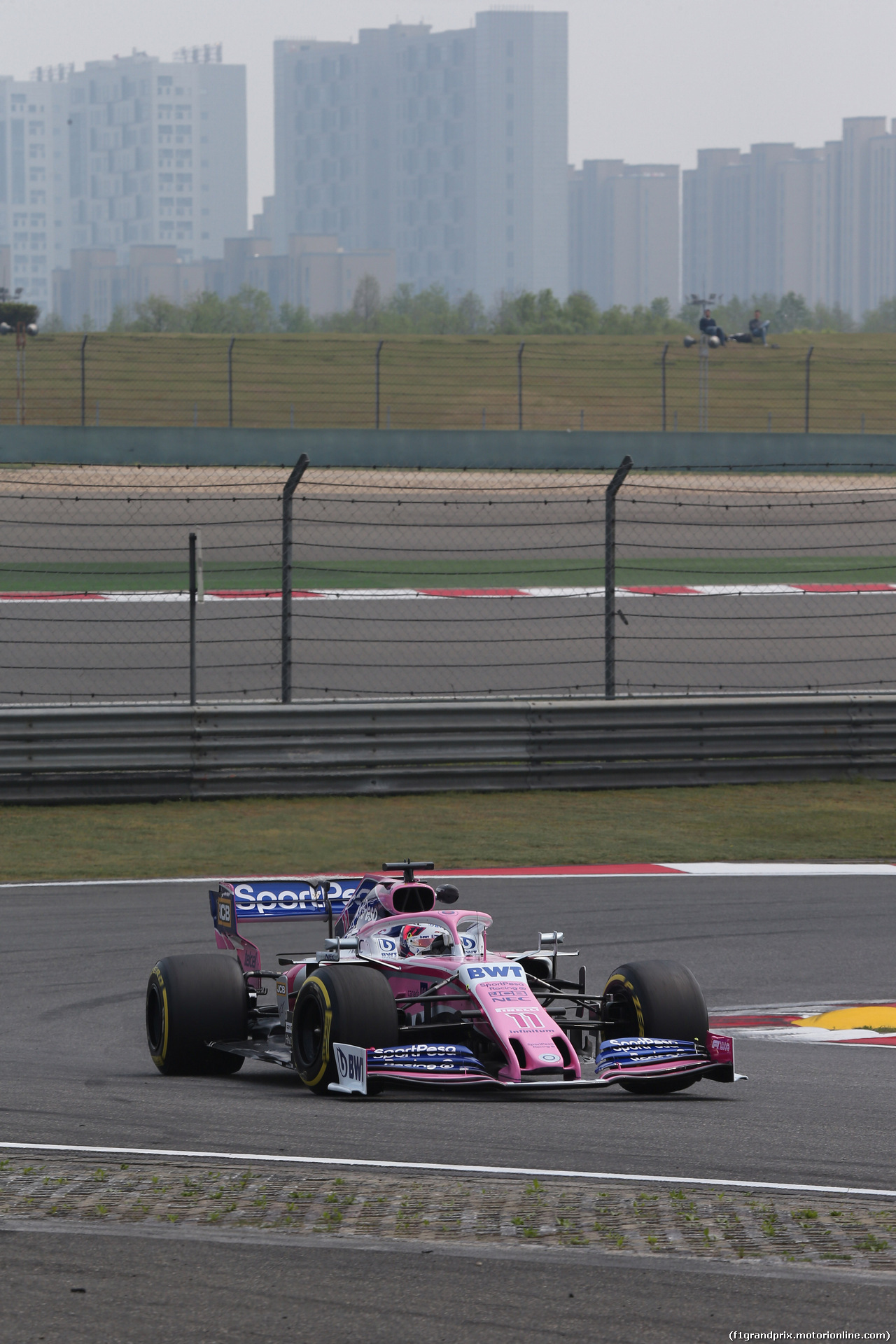 GP CINA, 12.04.2019- Prove Libere 1, Sergio Perez (MEX) Racing Point F1 RP19