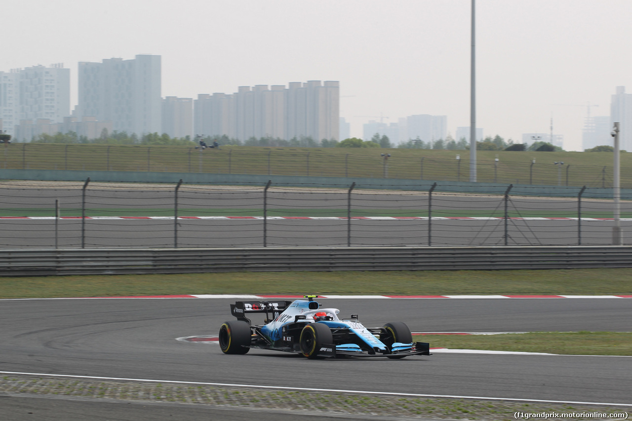 GP CINA, 12.04.2019- Prove Libere 1, Robert Kubica (POL) Williams F1 FW42