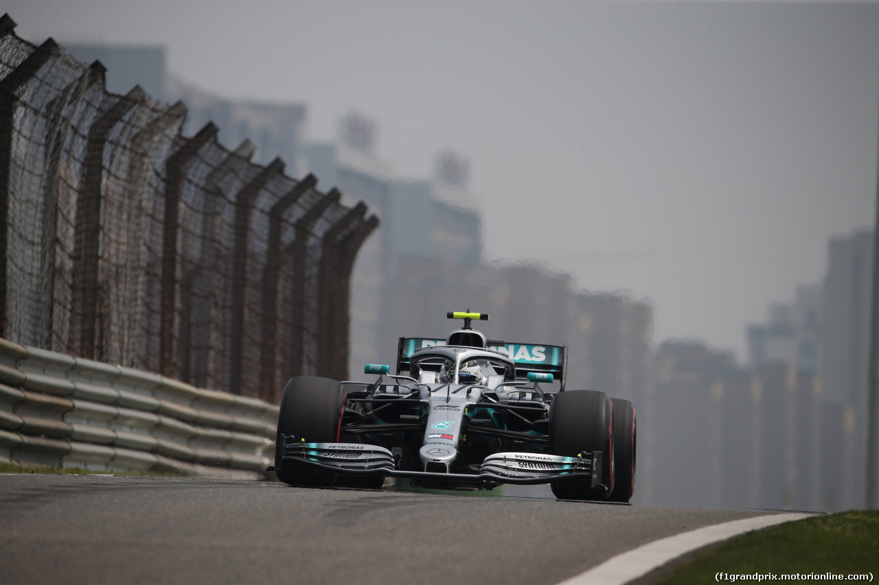 GP CINA, 12.04.2019- Prove Libere 1, Valtteri Bottas (FIN) Mercedes AMG F1 W10 EQ Power