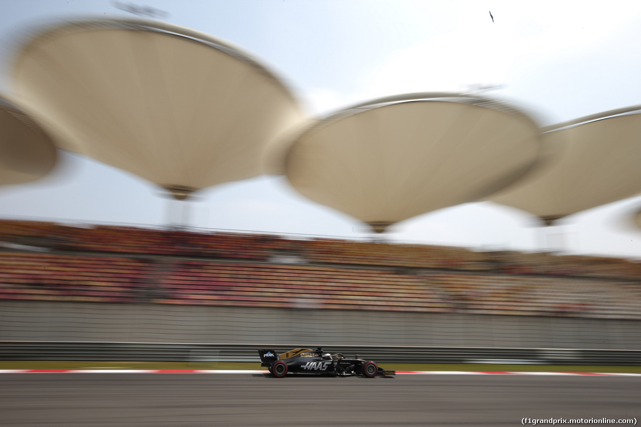 GP CINA, 12.04.2019- Prove Libere 1, Romain Grosjean (FRA) Haas F1 Team VF-19