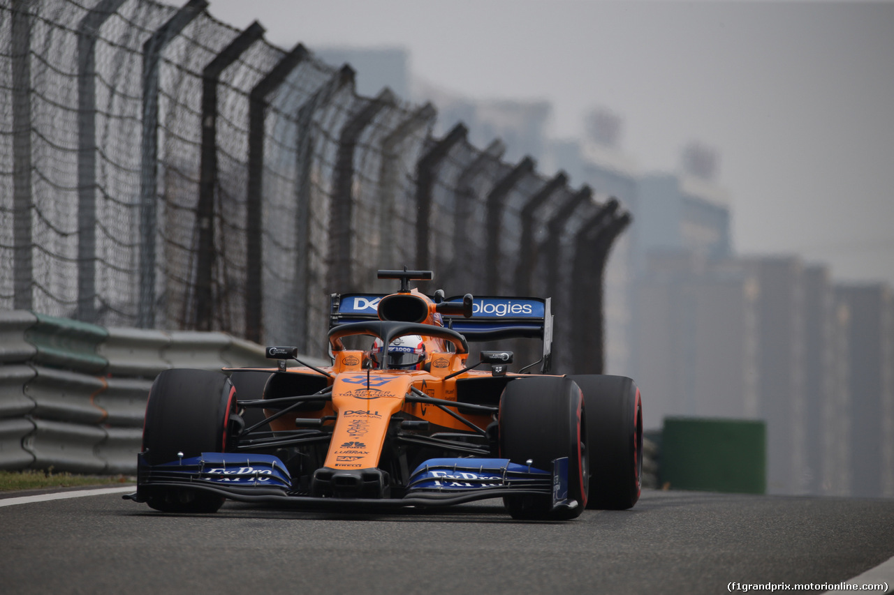 GP CINA, 12.04.2019- Prove Libere 1, Carlos Sainz Jr (ESP) Mclaren F1 Team MCL34