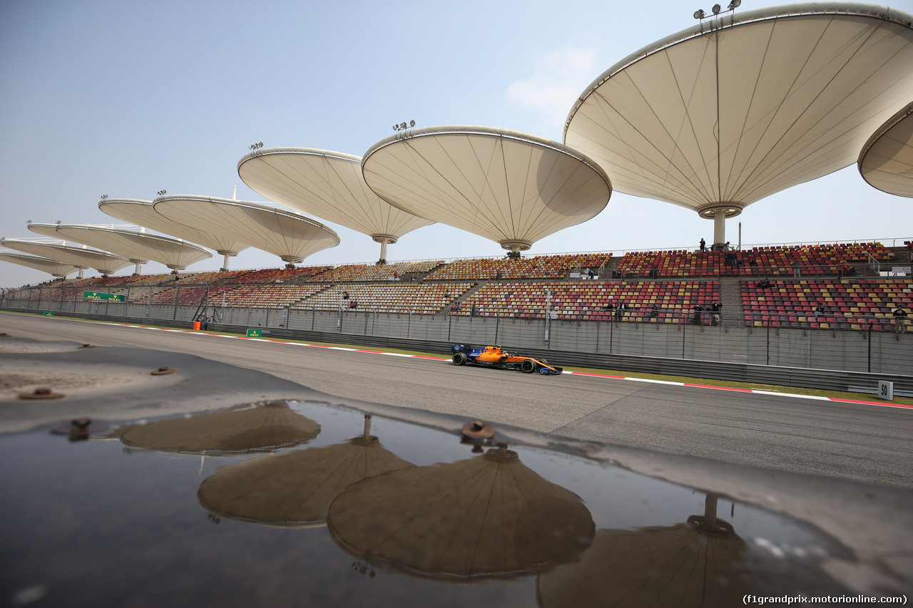 GP CINA, 12.04.2019- Prove Libere 1, Lando Norris (GBR) Mclaren F1 Team MCL34