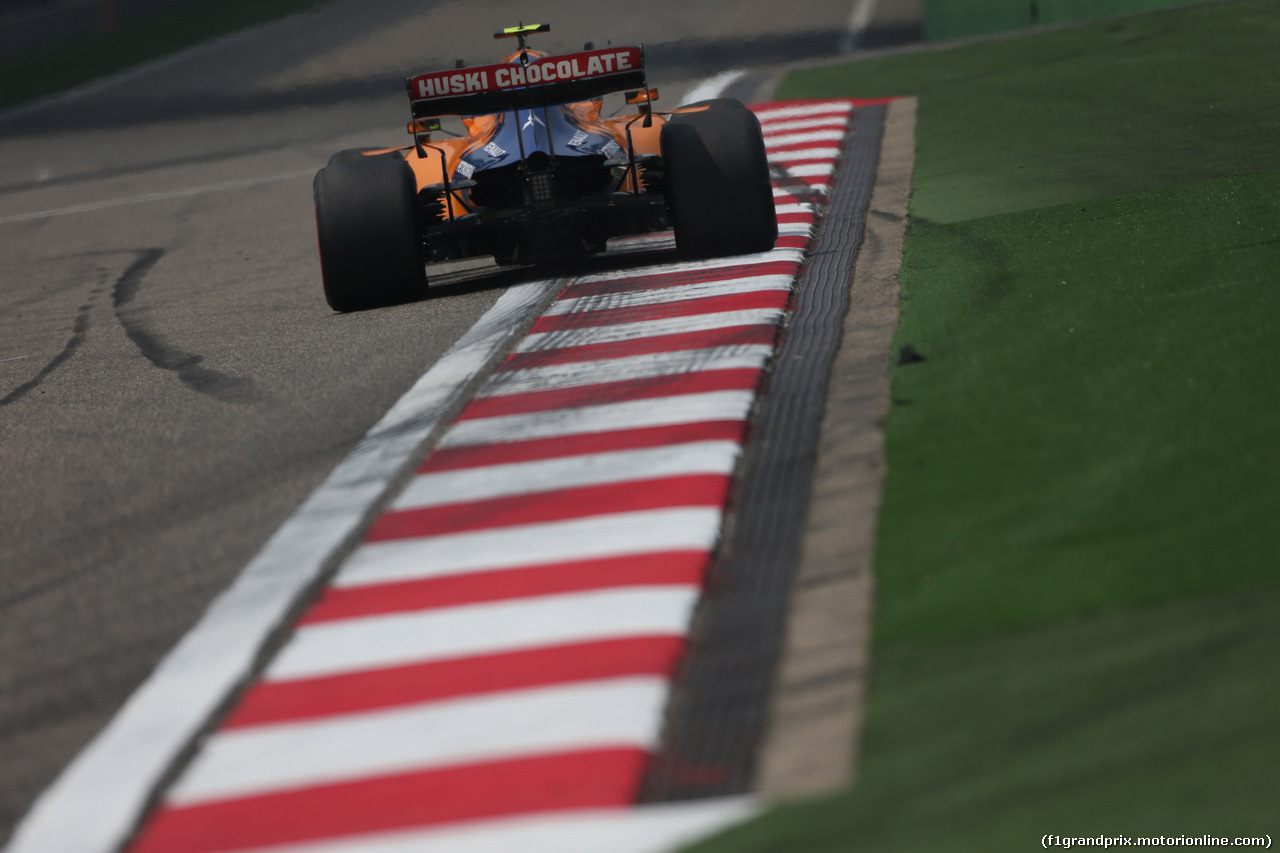 GP CINA, 12.04.2019- Prove Libere 1, Lando Norris (GBR) Mclaren F1 Team MCL34
