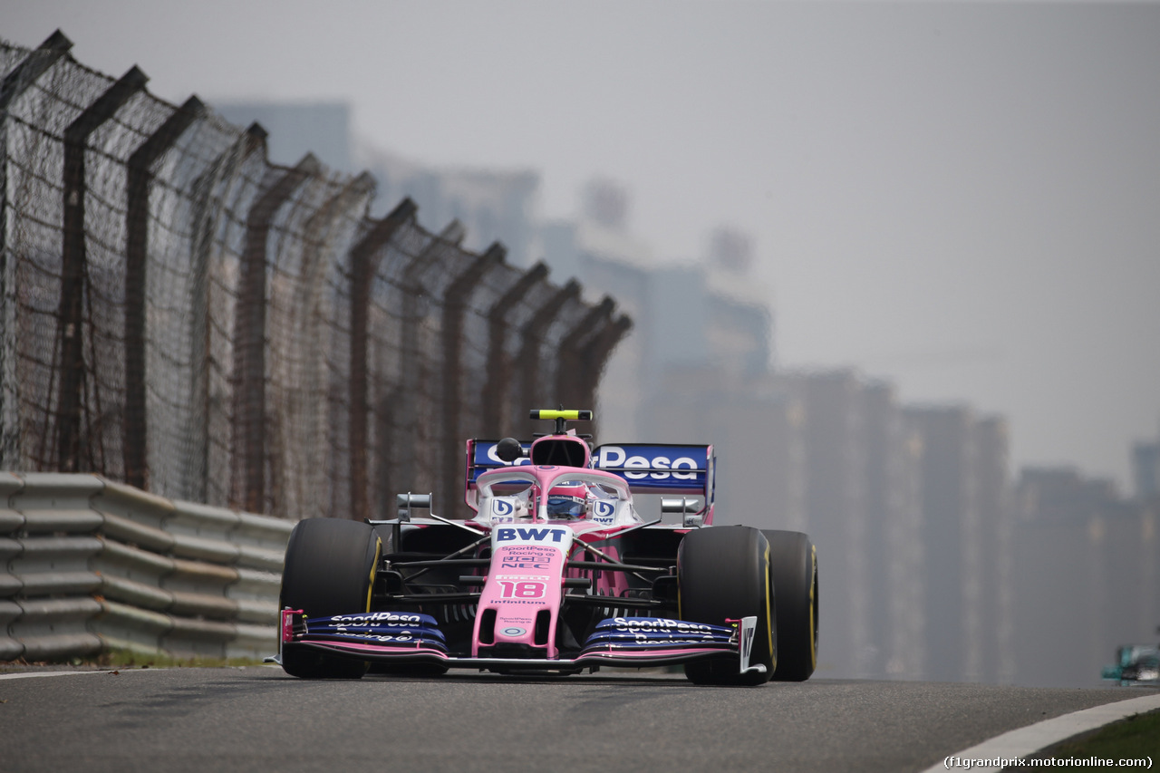 GP CINA, 12.04.2019- Prove Libere 1, Lance Stroll (CDN) Racing Point F1 RP19
