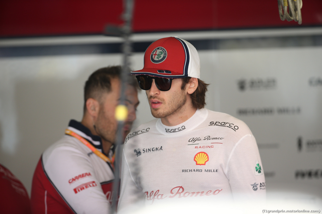 GP CINA, 12.04.2019- Prove Libere 1, Antonio Giovinazzi (ITA) Alfa Romeo Racing C38