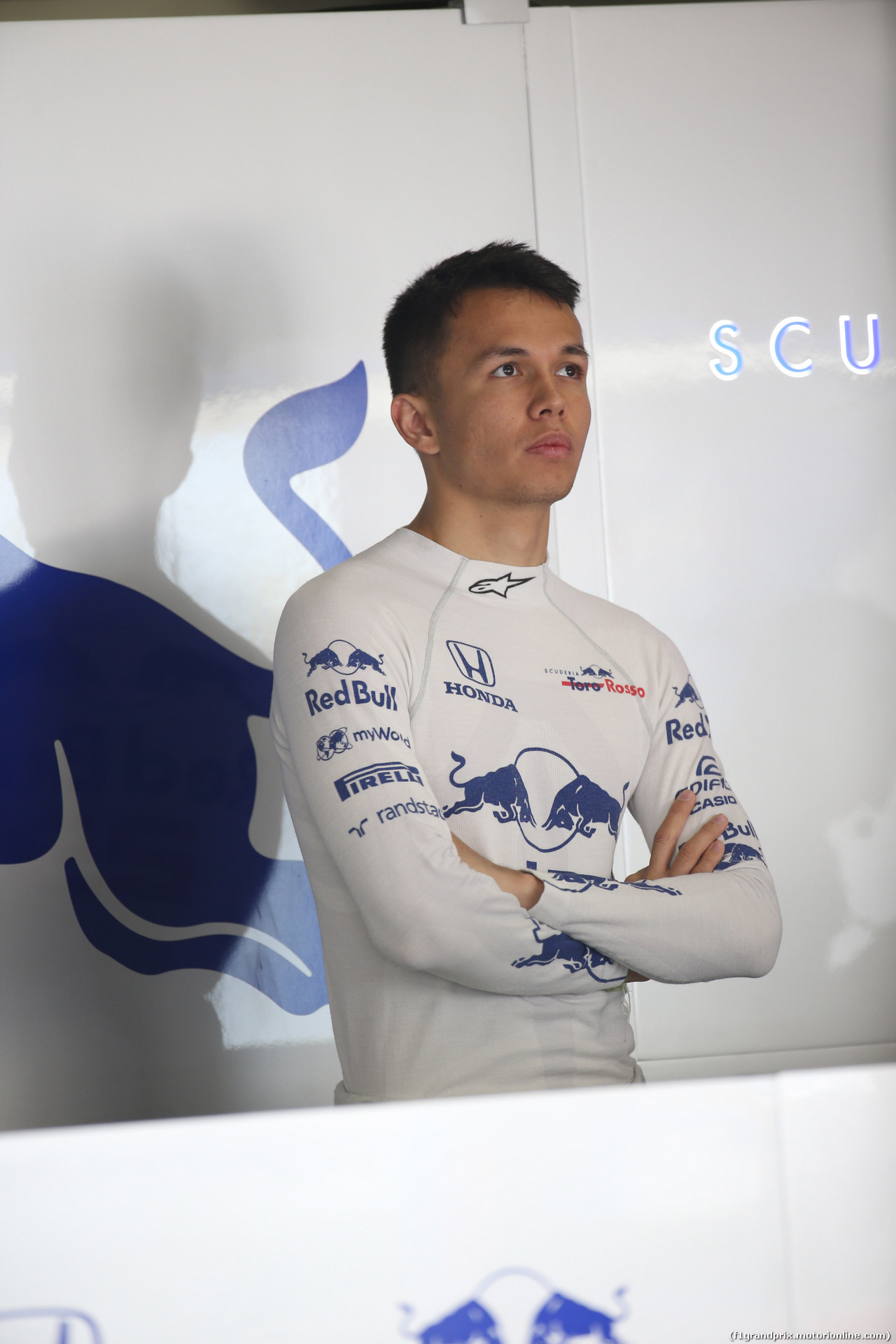 GP CINA, 12.04.2019- Prove Libere 1, Alexader Albon (THA) Scuderia Toro Rosso STR14