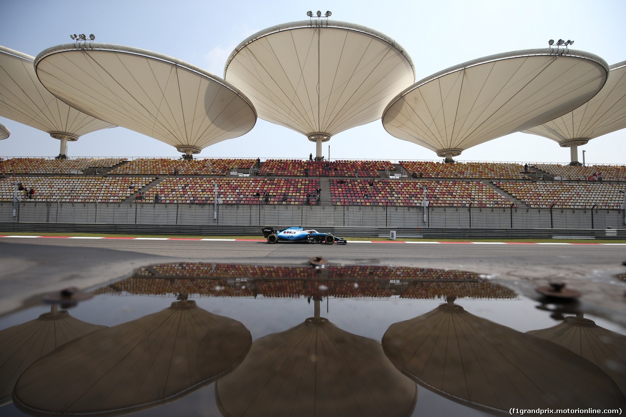 GP CINA, 12.04.2019- Prove Libere 1, Robert Kubica (POL) Williams F1 FW42