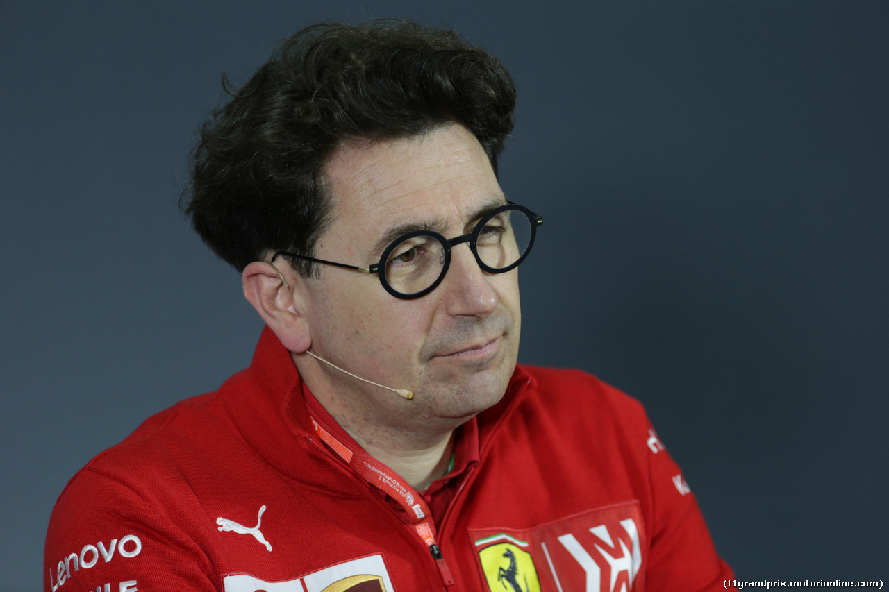 GP CINA, 12.04.2019- Venerdi' Official Fia press conference, Mattia Binotto (ITA) Ferrari Team Principal